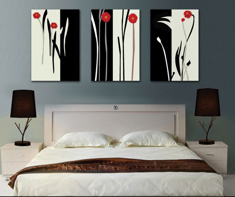 โคมไฟตั้งโต๊ะโมเดิร์นลายกิ่งไม้ สีดำ,สีขาว [T002]