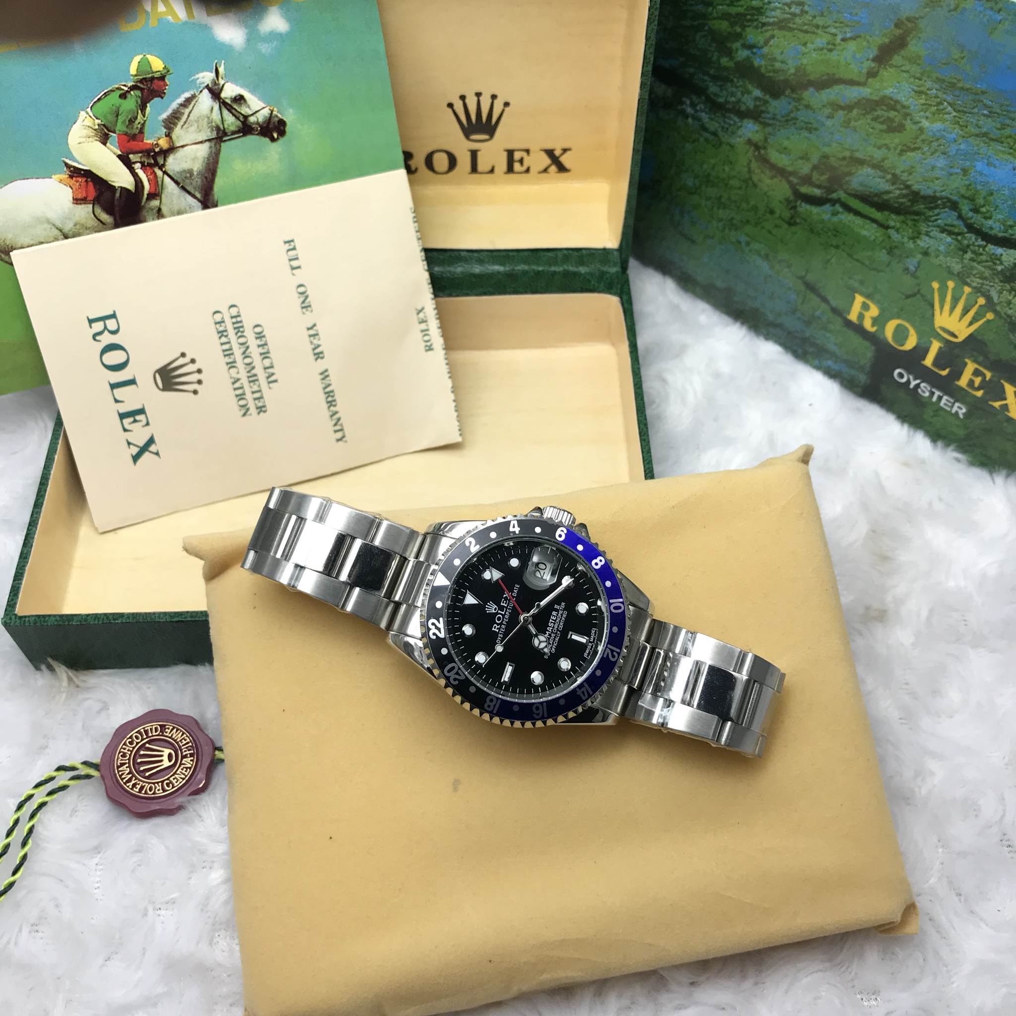 นาฬิกา Rolex GMT Master II งาน AAA สาย Stainless