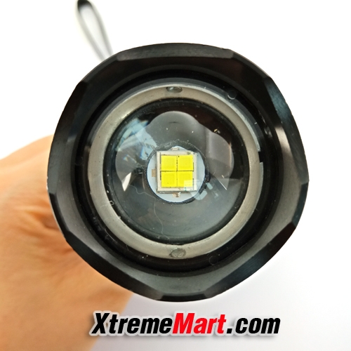 ชุดเซตไฟฉายซูม Ultrafire SL-12 หรือ JX-527 Cree XML-T9 1500LM แสงขาว 5 โหมด LED Zoom Flashlight