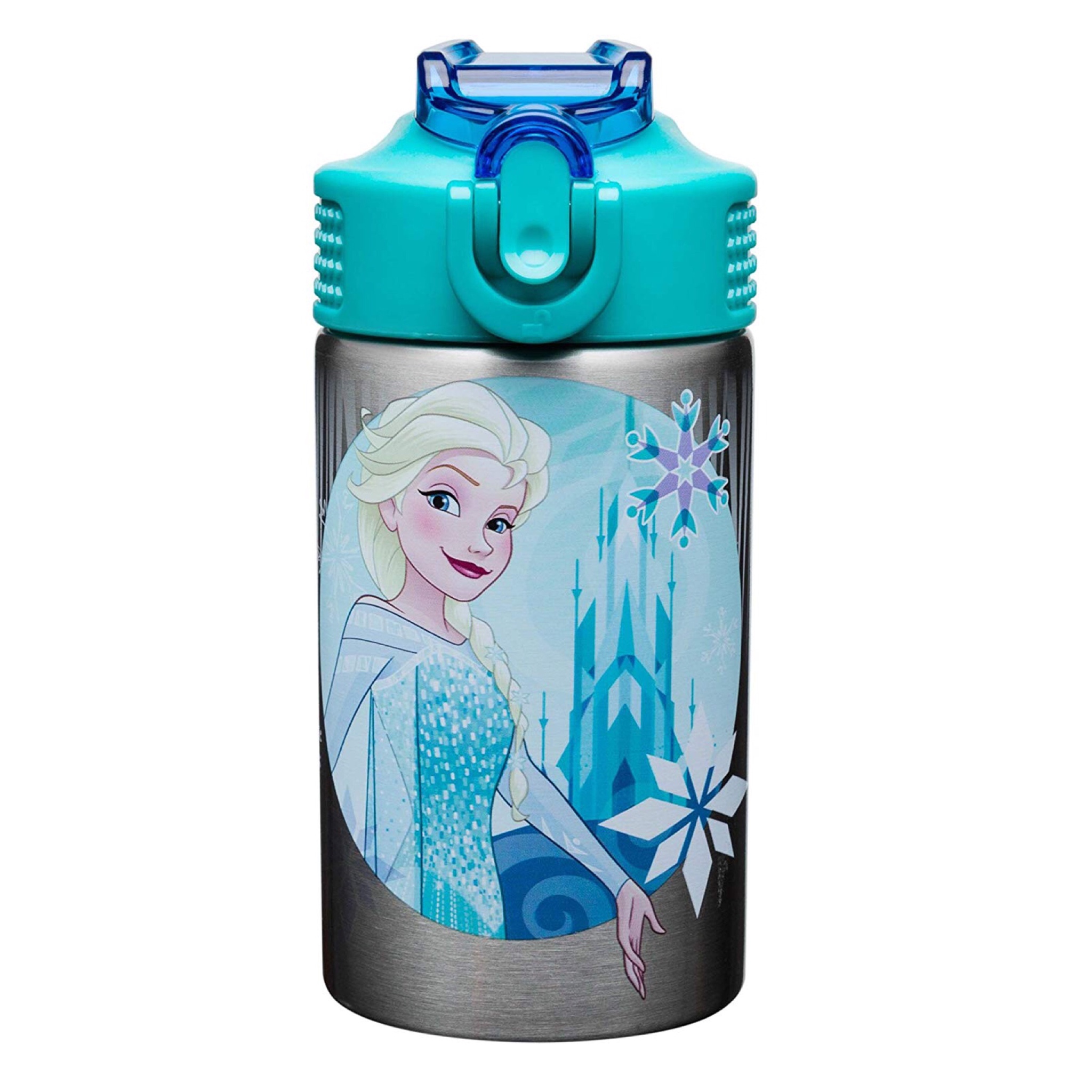 กระติกน้ำสเตนเลสพร้อมหลอดดื่ม Zak! Frozen Stainless Steel Reusable Water Bottle