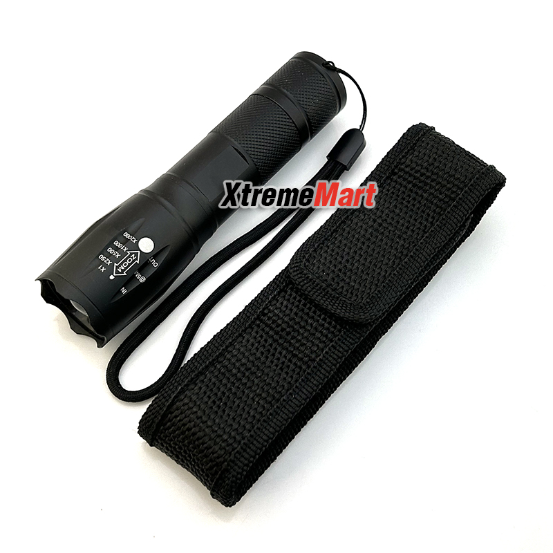 ไฟฉายซูม Zoom AAA Flood-to-Throwing Cree Q5 5W Flashlight 3 โหมด (3AAA)