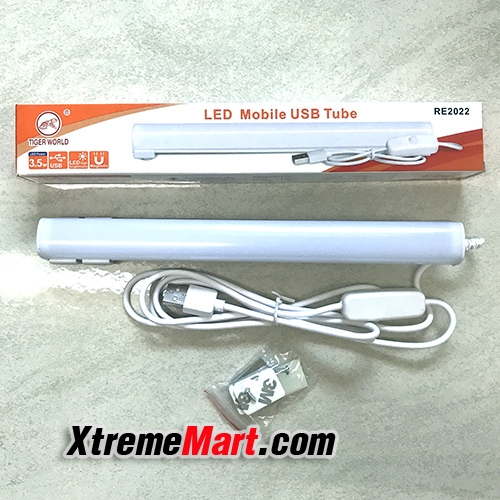 หลอดไฟแบบพกพา LED Mobile USB Tube RE2022