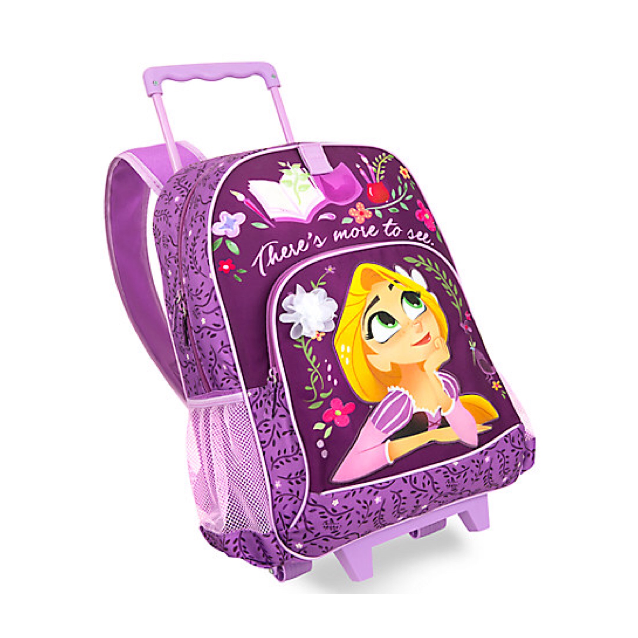 กระเป๋าสะพายพร้อมมือจับและล้อลาก Disney Rolling Backpack (Rapunzel)