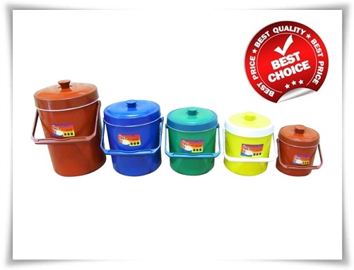 P00165 กระติกน้ำ 9 ลิตร (27*27*34 cm) (ราคาขายส่งต่อ 1 โหล: 12 ใบ)