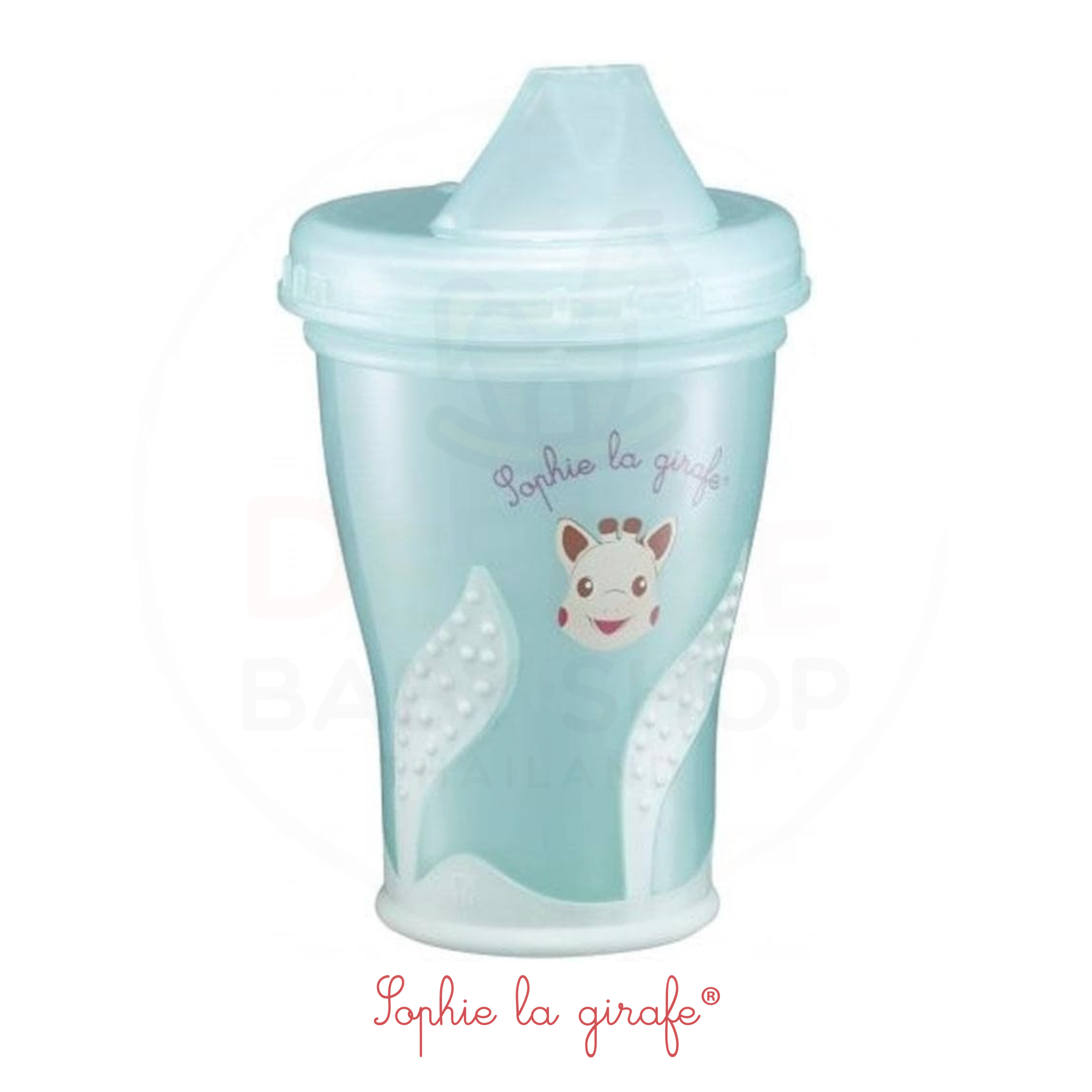 แก้วหัดดื่มยีราฟโซฟีปลอดสารพิษ Sophie la Girafe Leak-Proof Trainer Beaker