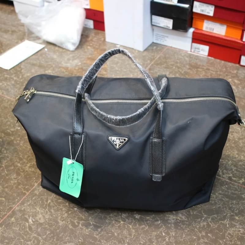 กระเป๋าเดินทาง pd nylon travel bag สีดำ 43x26 cm