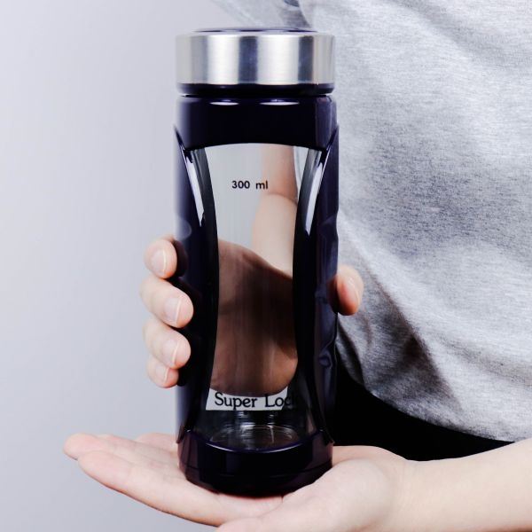 P10634 กระบอกน้ำ 2 ชั้น อย่างดี พรีเมี่ยม (7*7*19.5 cm) No.5536 ราคาส่งต่อ 6 ใบ: 230 บ/ใบ