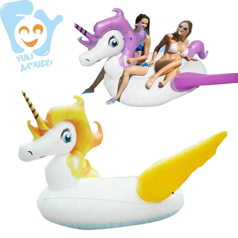 พูลโฟลทยูนิคอร์นรุ่นใหม่ล่าสุด Unicorn Cutie (Yellow)