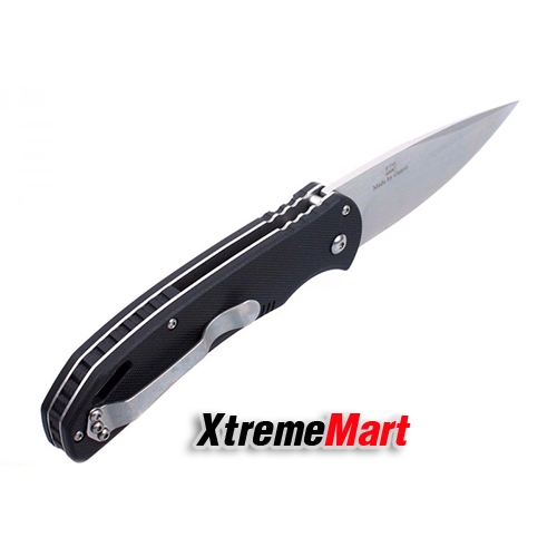 มีดพับ GANZO Firebird F7582-BK Folding Knife Button Lock (ด้ามสีดำ)