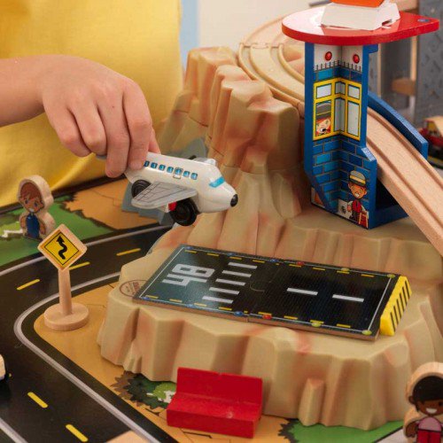 โต๊ะกิจกรรมเอนกประสงค์พร้อมชุดโมเดล KidKraft Metropolis Train Set and Table