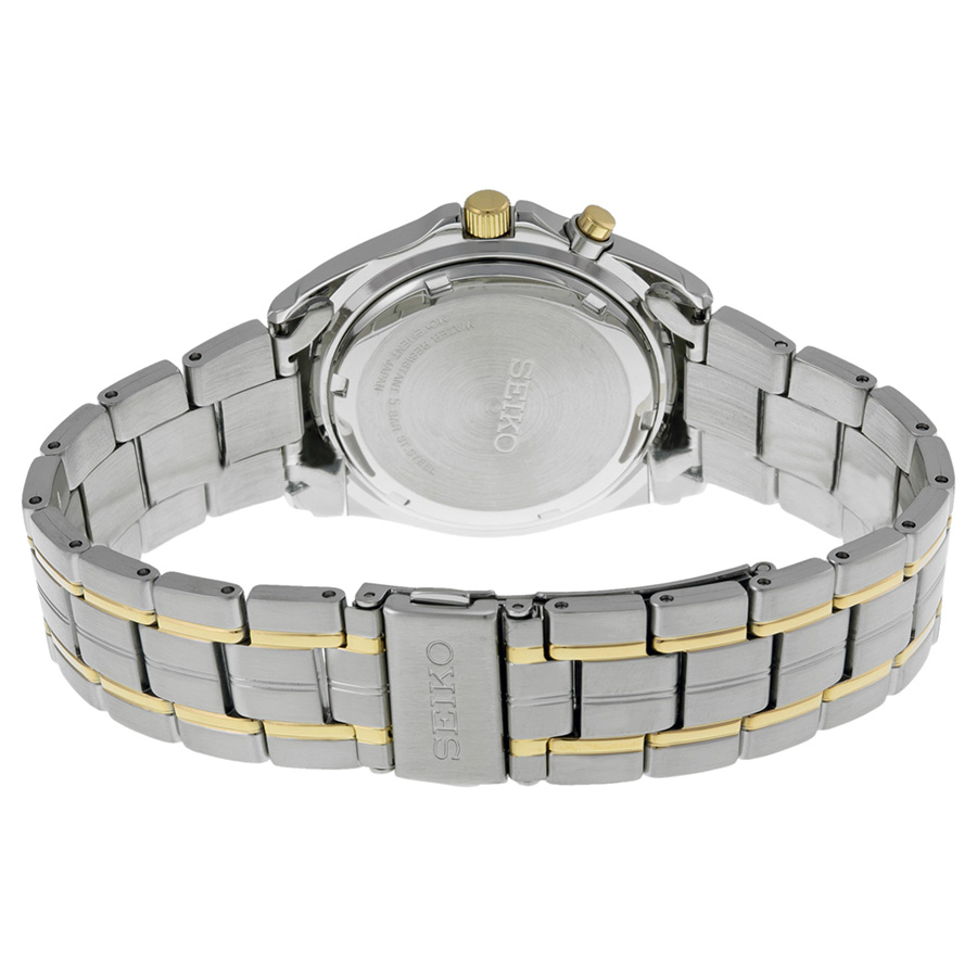 Seiko Kinetic Dark Grey Dial Two-tone Stainless Steel Men's Watch SKA271P1