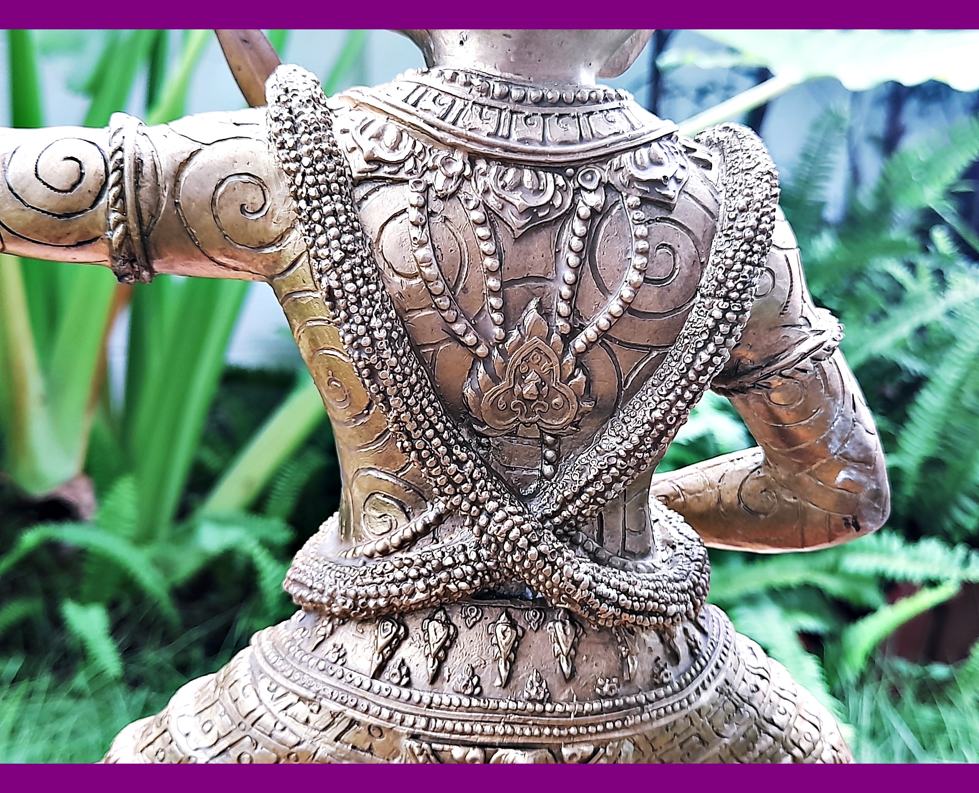 รูปหล่อ พระพิราพ เนื้อโลหะชนวน(ทองเหลืองผสมชนวน) องค์เททอง#นำฤกษ์ (สูง12นิ้ว ฐาน9นิ้ว) ปี2563 #รับประกันแท้