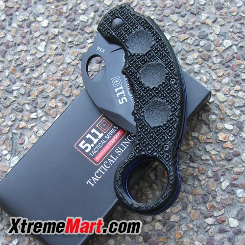 มีดพับคารัมบิต 5.11 ใบสีดำ Tarani knife series