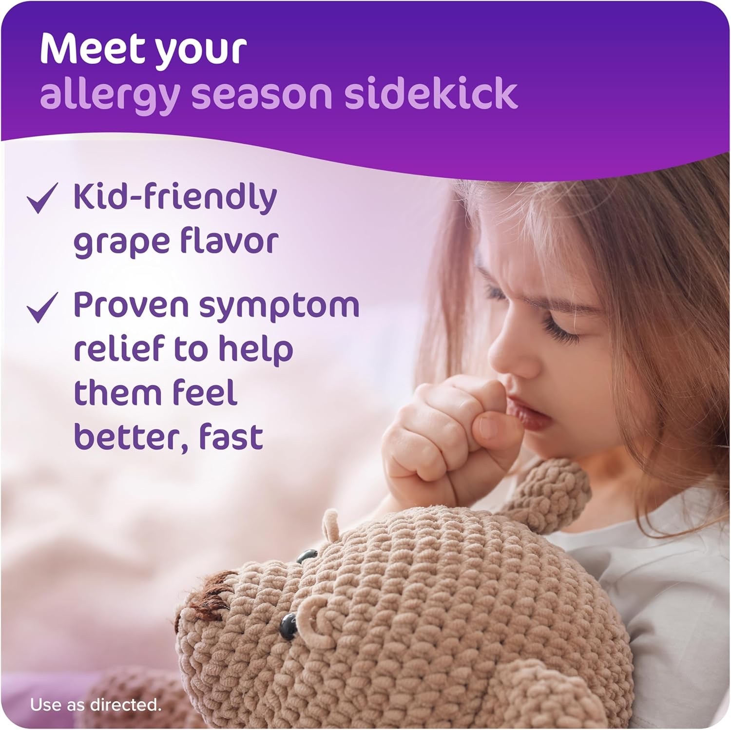 ยาบรรเทาอาการไอและภูมิแพ้ชนิดเม็ดเคี้ยวสำหรับเด็กและผู้ใหญ่ Dimetapp Children's Cough & Allergy Chewables