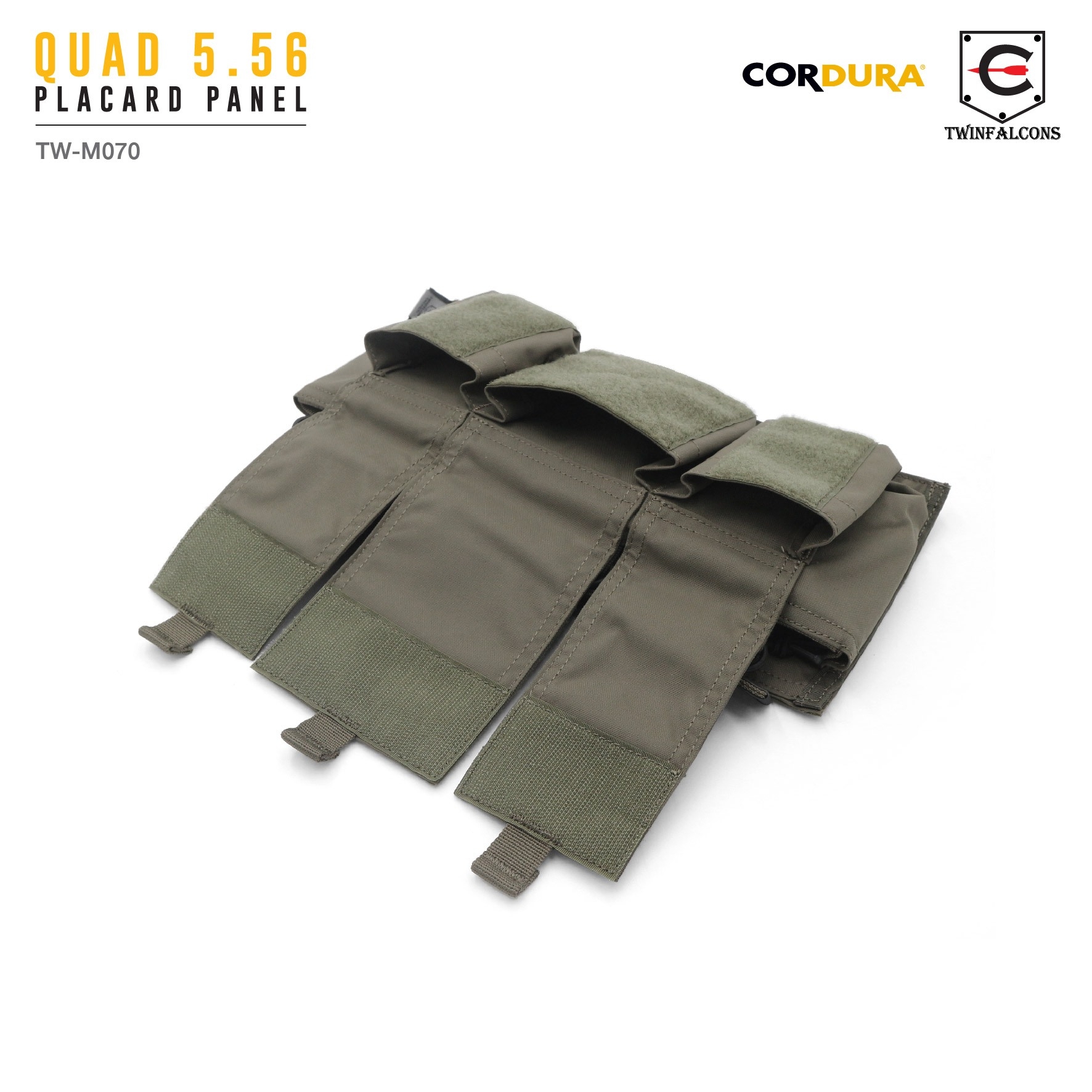 ซองแม็กกาซีน Quad 5.56 Placard Panel ( Twinfalcons ) [ TW-M070 ] (K1890)