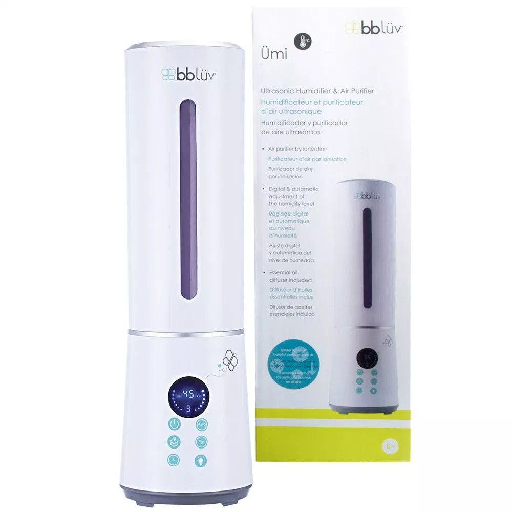 เครื่องฟอกอากาศและสร้างความชื้น bblüv Ümi 2-in-1 Ultrasonic Humidifier & Air Purifier