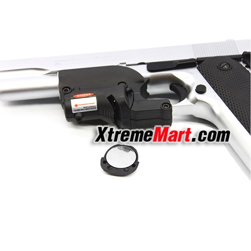 เลเซอร์ติดปืน Tactical Hunting 5mw Red Laser Sight Scope Red Dot Sight For 1911 Pistol Airsoft with Lateral Grooves