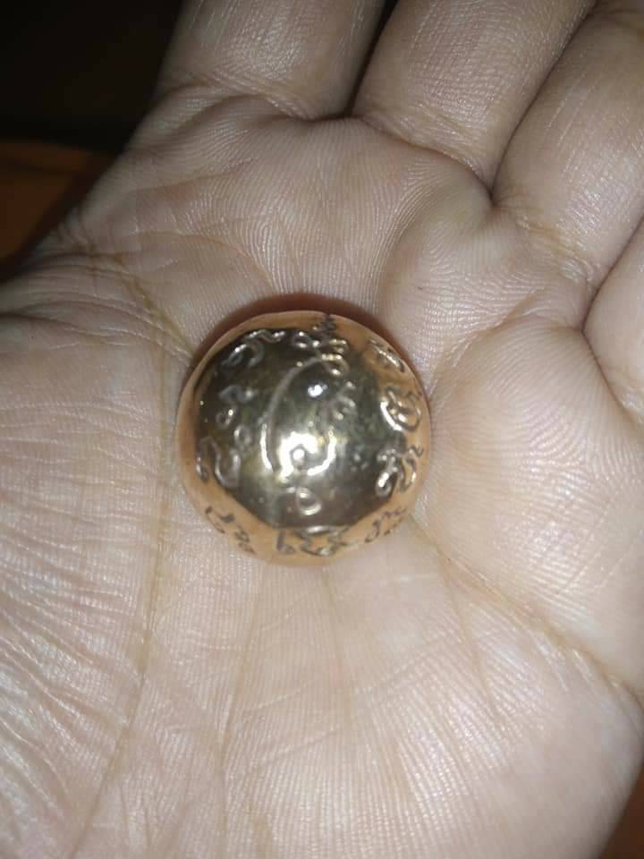 ลูกกริ่งมหาฤทธิ์พิชัยสงคราม(สร้างตามตำหรับวิชามอญวิชาพิชัยสงครามโบราณ พิธีหลวงปู่พระมหาเถรคันฉ่อง วัดป่าแก้ว มาสงเคราห์) เนื้อชนวนมหาสะท้อน ด้านใน บรรจุกริ่งปรอทกรอ ปี2564 #รับประกันแท้