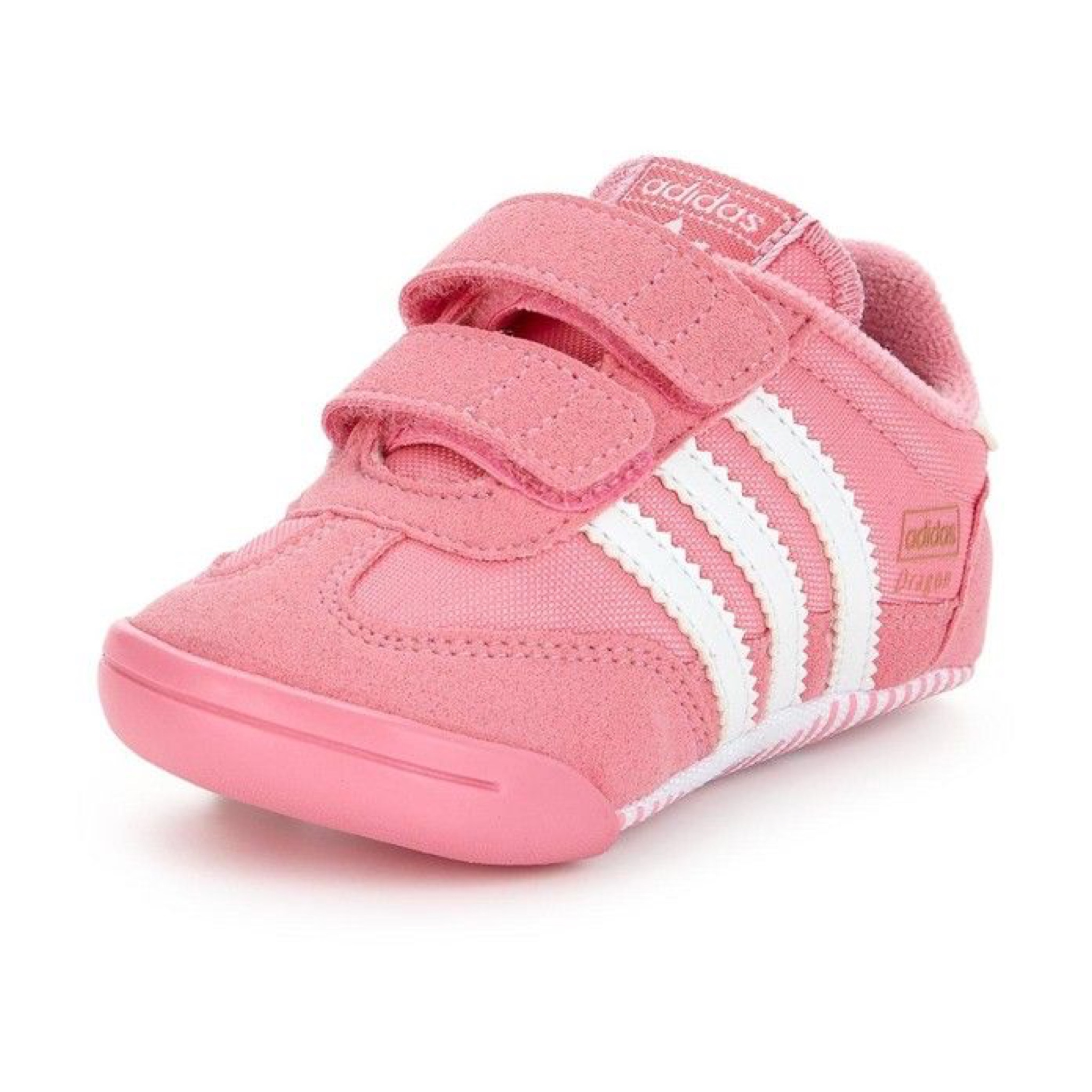 รองเท้าสุดนุ่มสำหรับเบบี๋ Adidas Dragon L2W Crib - Pink (UK3)