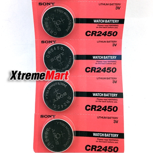 ถ่านกระดุม Sony Lithium Battery 3V CR2450 (ก้อนละ)