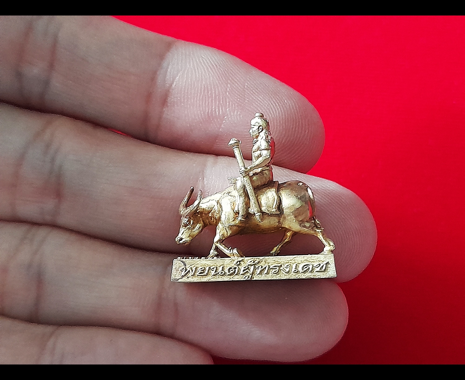 หุ่นพยนต์ ผู้ทรงเดช ฟ้าฟื้นมหาพิชัยสงคราม ขี่ควายธนู เนื้อชนวน ปี2564 #รับประกันแท้ - หลวงพ่อหนุน วัดพุทธโมกข์