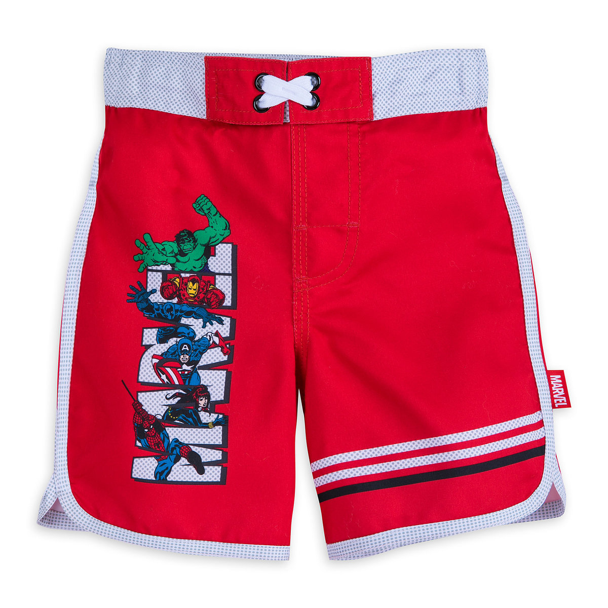 เสื้อและกางเกงว่ายน้ำสำหรับเด็ก Disney Rash Guard and Swim Shorts for Boys (Avengers)