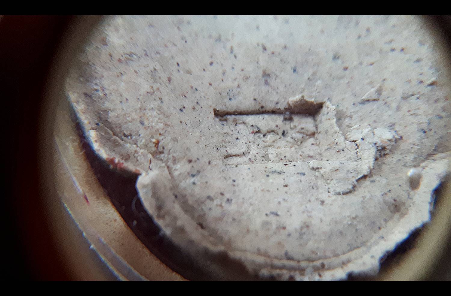 ปู่วร ก้อนใบ (หน้ากาก เนื้อผง) - พระอาจารย์หนุ่ม (จัดสร้างสมัย จำวัดบางแวก)