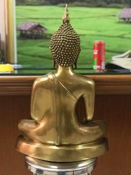 รูปหล่อ พระพุทธรูป สุโขทัย (หน้าตัก16นิ้ว สูง24นิ้ว) เนื้อทองเหลือง