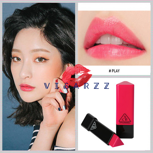 3CE Bebe Color Lip Balm 2.8g # Play ลิปบาล์มที่ให้ความชุ่มชื่น บำรุงเรียวปากให้ชุ่มชื่น บางเบาเป็นธรรมชาติ เหมือนปากเป็นสีนั้นจริงๆ