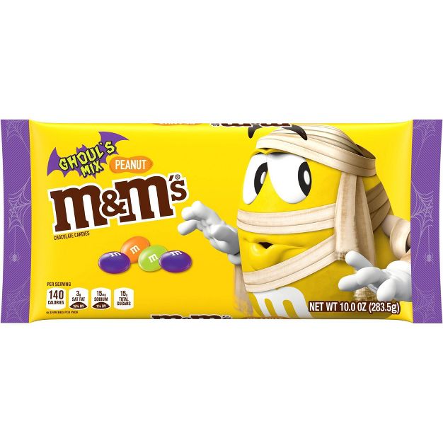 ขนมช็อกโกแลตฮาโลวีน M&M's Halloween Chocolate Candies - GHOUL'S MIX Peanut