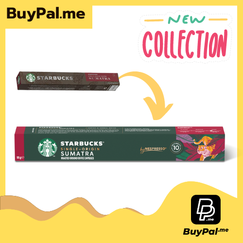 Starbucks By Nespresso Single Origin Coffee Sumatra Capsules Pk10 BBF 10/02/2026
