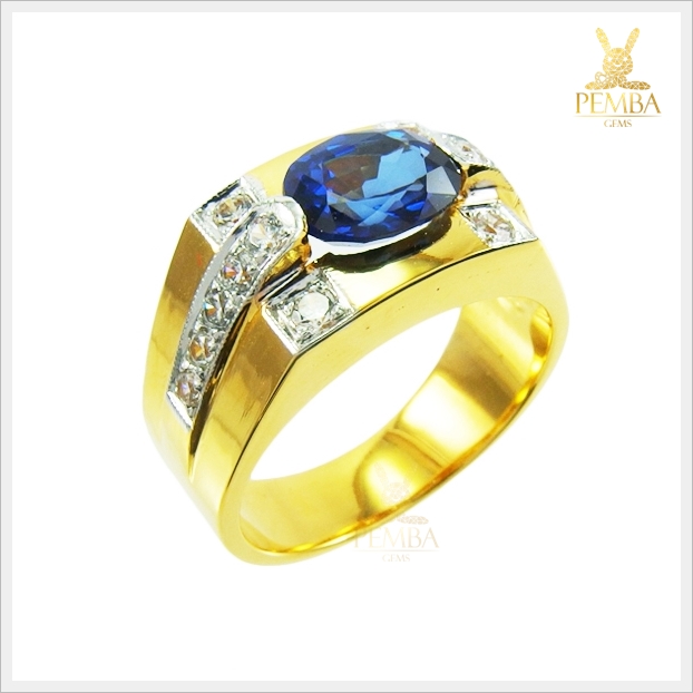 แหวนไพลินแท้ ทอง90 (สามารถสั่งทำได้ค่ะ)