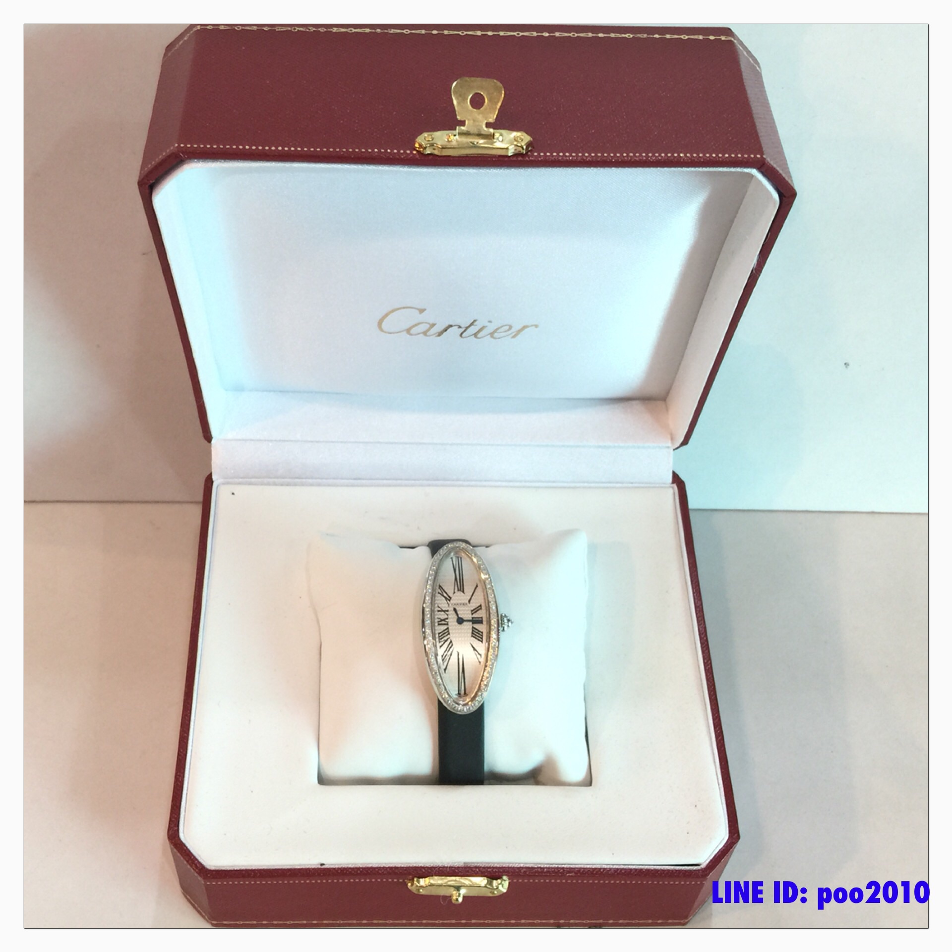 นาฬิกาผู้หญิงฝังเพชร Cartier