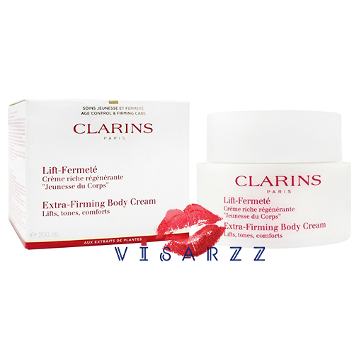(ลดพิเศษ 43%) Clarins Extra Firming Body Cream 200mL ครีมบำรุงสูตรเข้มข้น เนื้อครีมเนียนนุ่ม เพื่อความรู้สึกกระชับและยืดหยุ่นของผิวทั่วเรือนร่าง