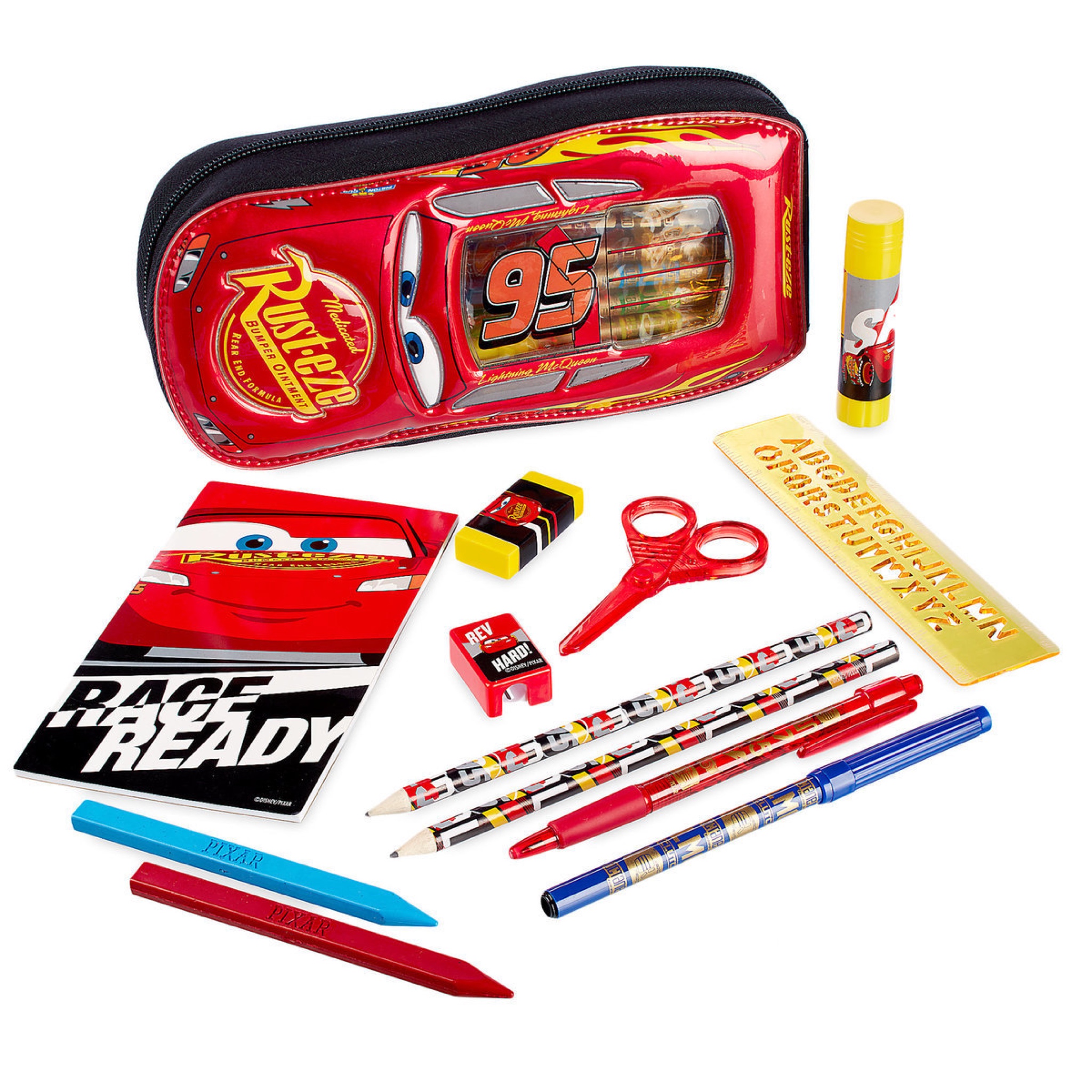 ชุดเครื่องเขียนสำหรับเด็ก Disney Lightning McQueen Stationery Kit