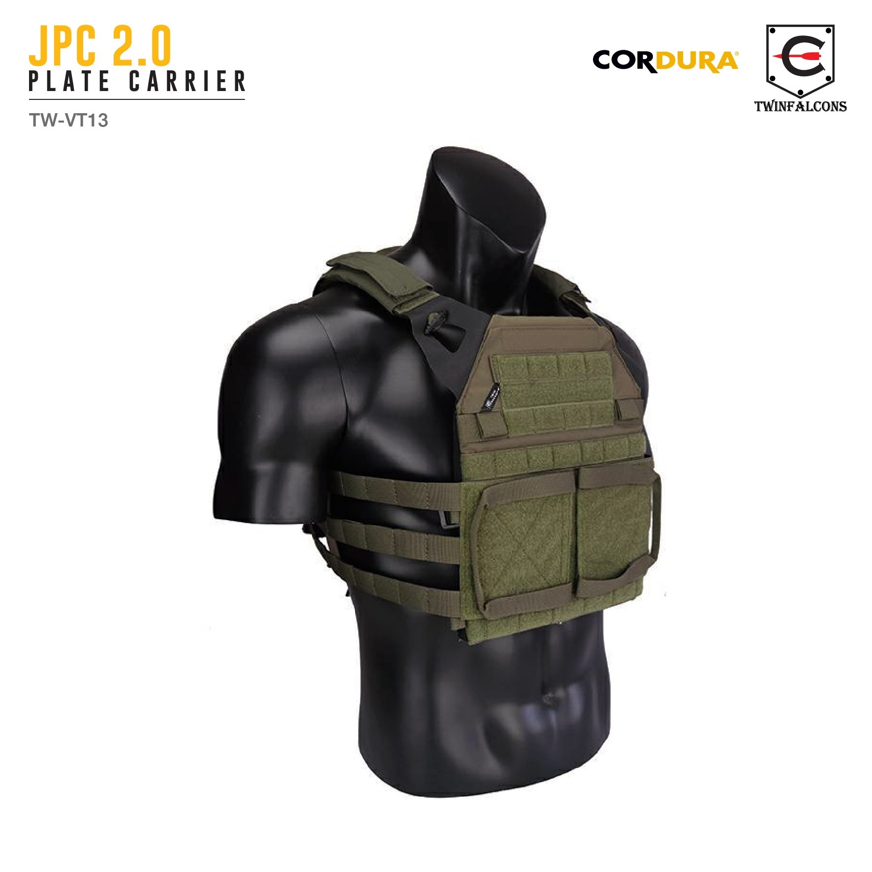 เสื้อเกราะ JPC 2.0 Plate Carrier ( Twinfalcons ) [ TW-VT13 ] (K4100)