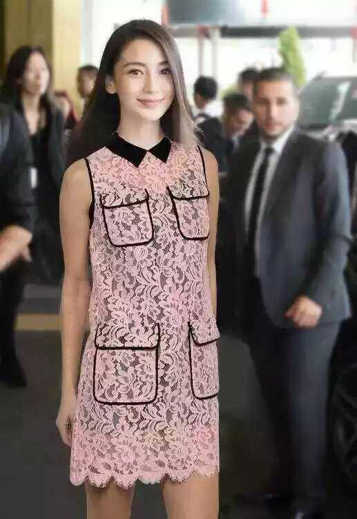 ชุดเดรสสั้นลูกไม้น่ารักๆสีชมพู va lace dress size S M L รหัส j000118