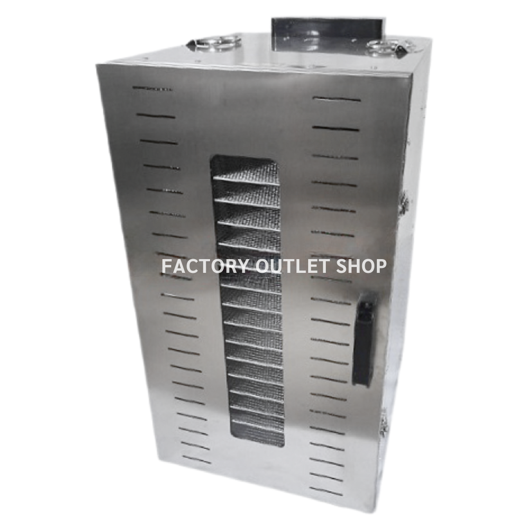 ตู้อบแห้ง 20 ชั้น อบผลไม้แห้ง อบสมุนไพร อบเนื้อแห้ง ตู้อบลมร้อน Food Dryer 20 Trays