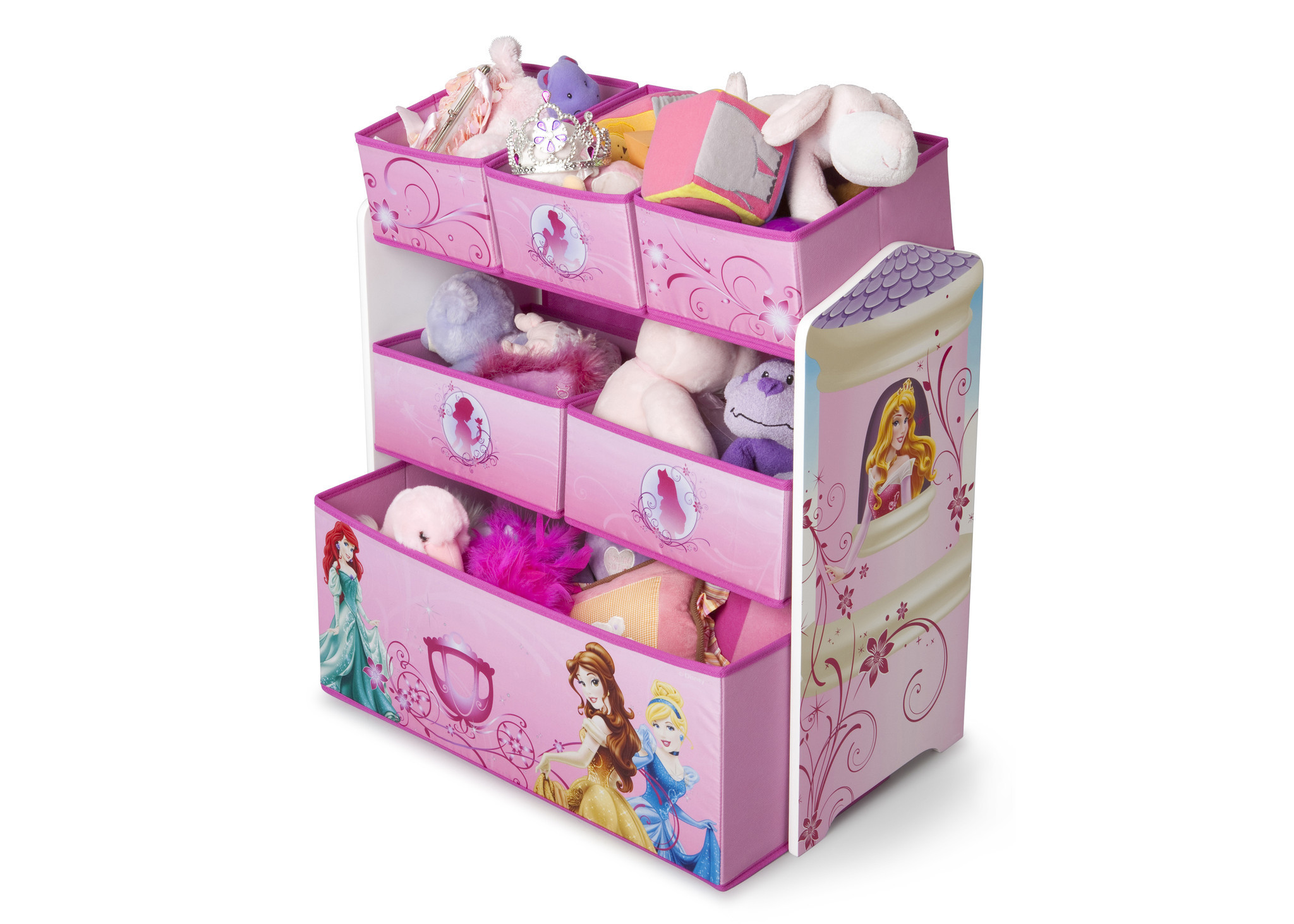 ชั้นเก็บของเล่นสำหรับลูกน้อย Delta Children Multi-Bin Toy Organizer (Disney Princess)