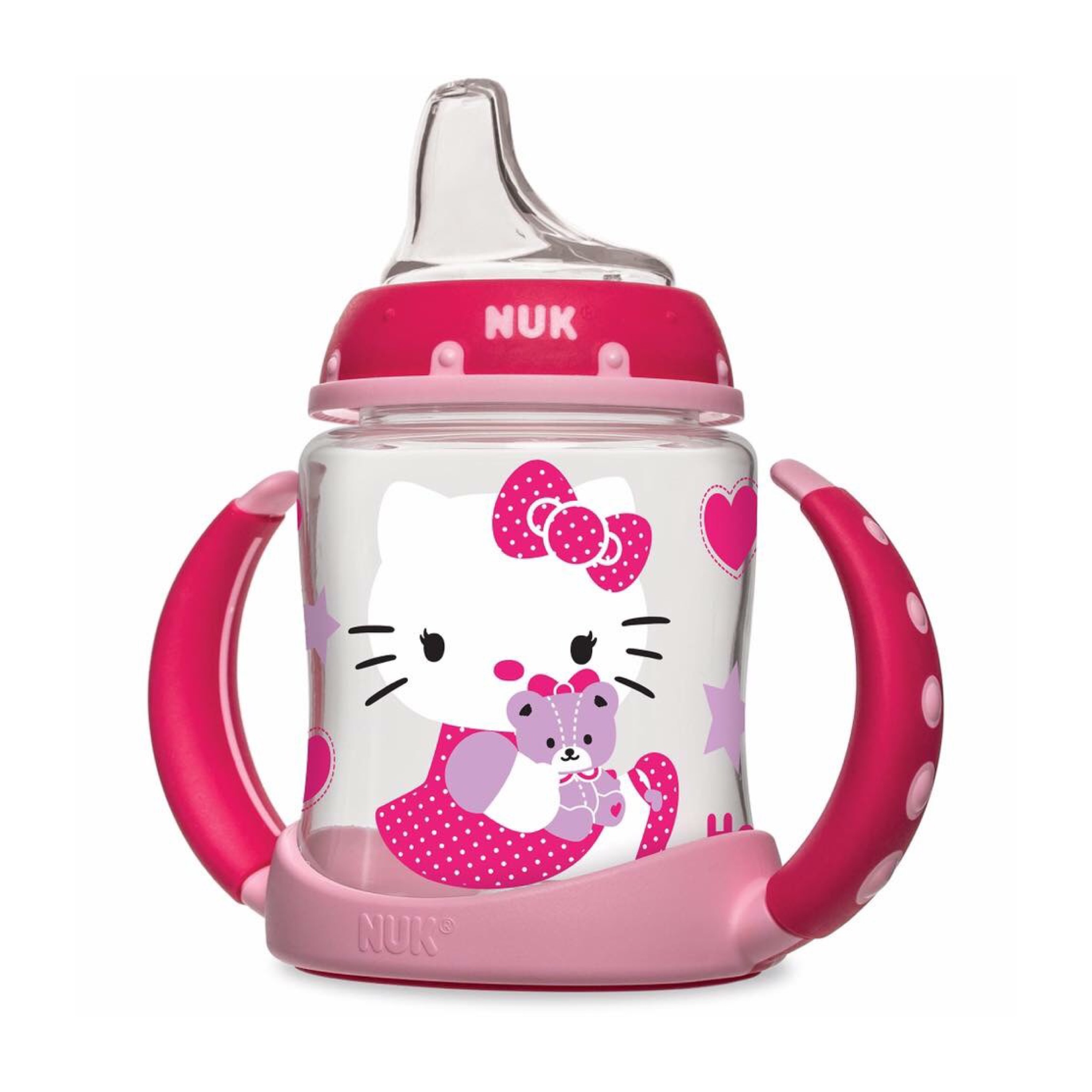 ถ้วยหัดดื่มปลอดสารพิษ Nuk 5-oz Learner Cup (Hello Kitty (Pink))