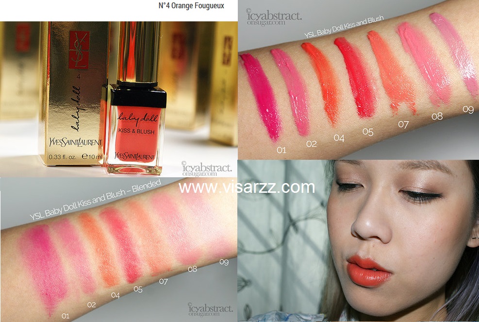 YSL Baby Doll Kiss & Blush # 4 Orange Fougueux