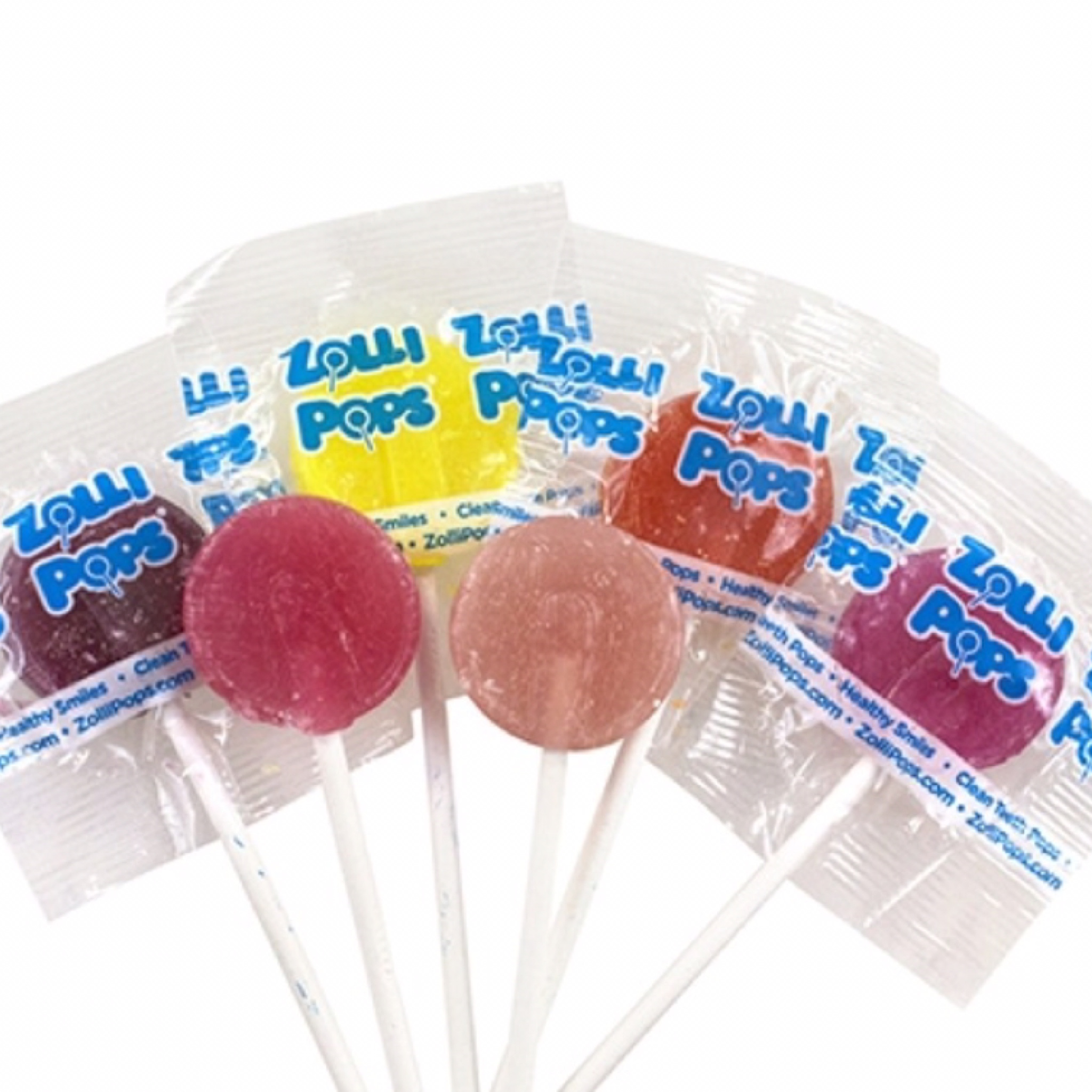 ลูกอมป้องกันฟันผุสำหรับเด็ก Zolli Pops THE CLEAN TEETH POPS (3.1 Oz.)