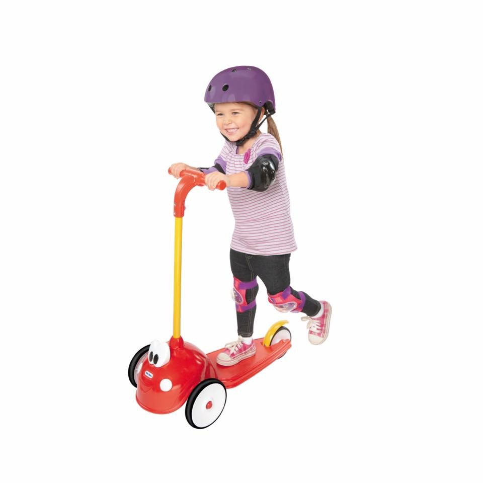 สกู๊ตเตอร์สามล้อขาไถสำหรับเด็กเล็ก Little Tikes Cozy Coupe Scooter
