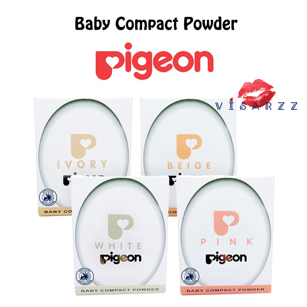 ขายส่ง 215.- (สี Ivory) Pigeon Baby Compact Powder 20g แป้งเด็กอัดแข็งสำหรับผิวแพ้ง่าย ใช้เเล้วเนียนผิว ไม่วอก ไม่ลอย ซับความมันได้ดี