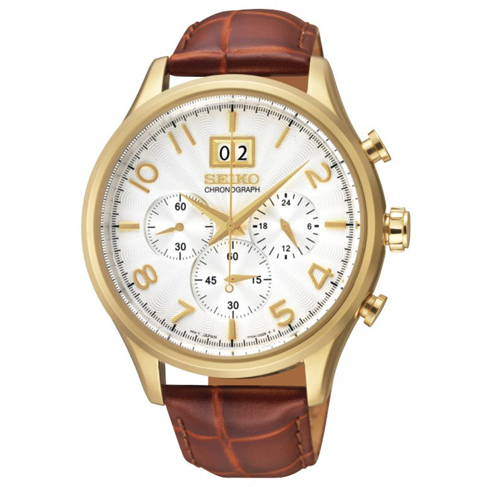 Seiko Men'sClassic White Watch SPC088P1