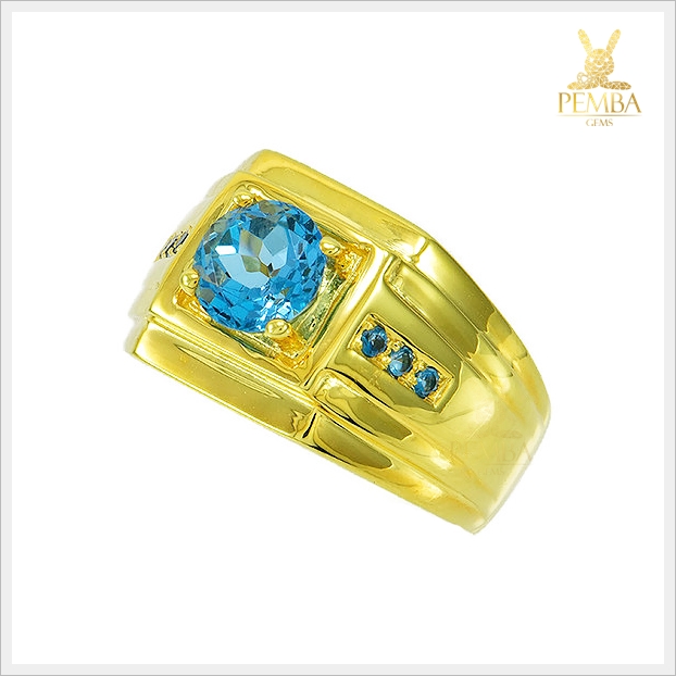 แหวนโทแพซ ทองแท้ สวมใส่โดดเด่นเต็มๆ นิ้ว(สอบถามราคาได้ค่ะ)