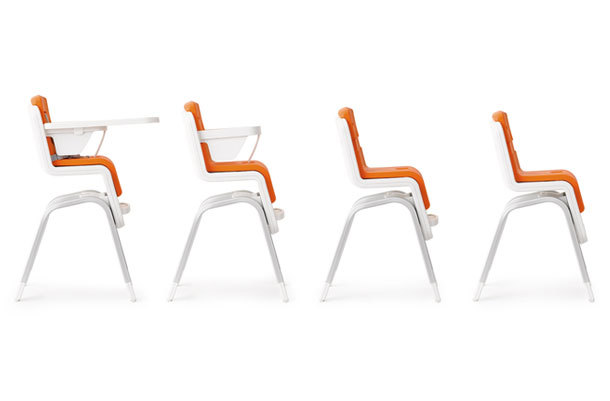 เก้าอี้รับประทานอาหารทรงสูงสุดหรู Nuna ZAAZ High Chair (Scarlet)