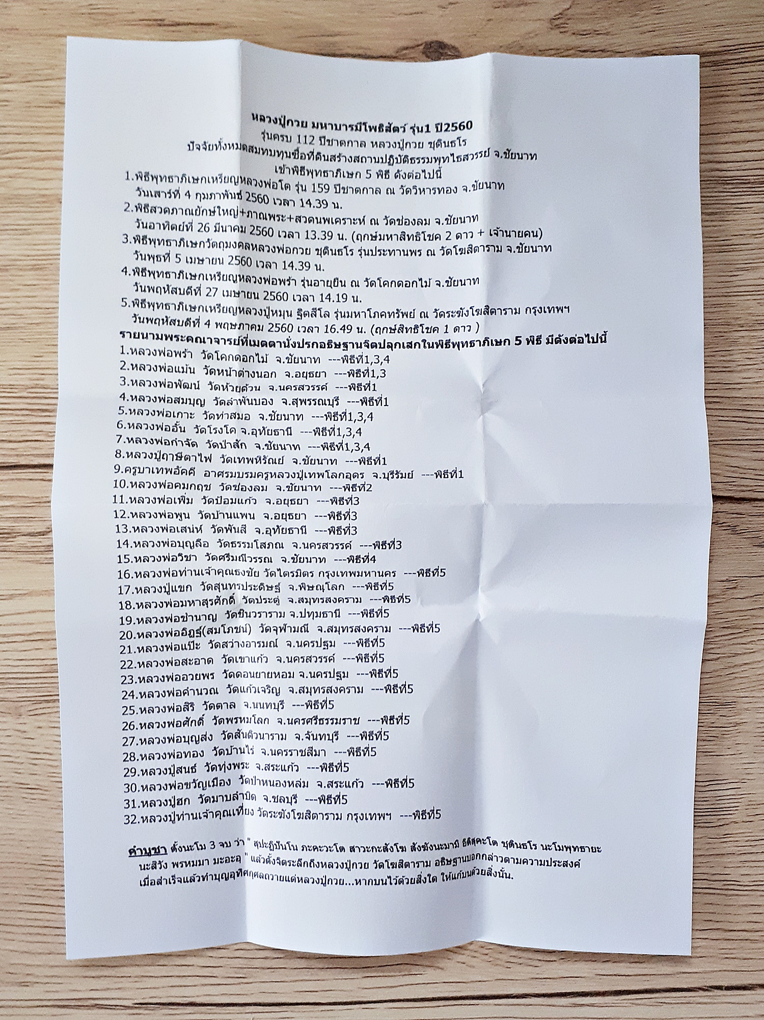 รูปหล่อลอยองค์เล็ก หลวงพ่อกวย วัดบ้านแค วัดโฆสิตาราม ชัยนาท