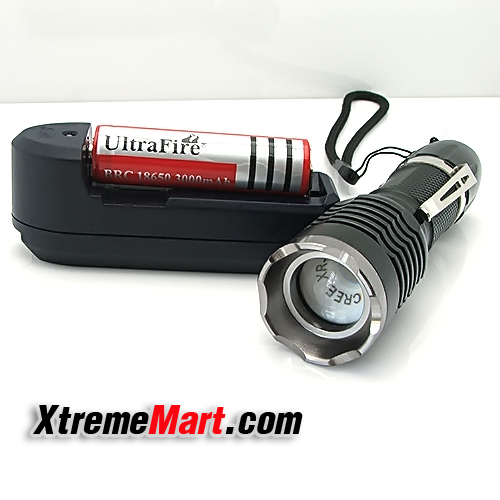 ชุดเซตไฟฉายซูม Rich Vulcan รุ่น N4 Cree XR-E แสงขาว 3 โหมด
