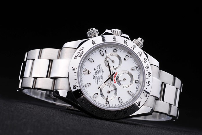 นาฬิกา Rolex Daytona Cosmograph เกรด Mirror หน้าปัดสีขาว สายเลส รุ่นดังตลอดกาล